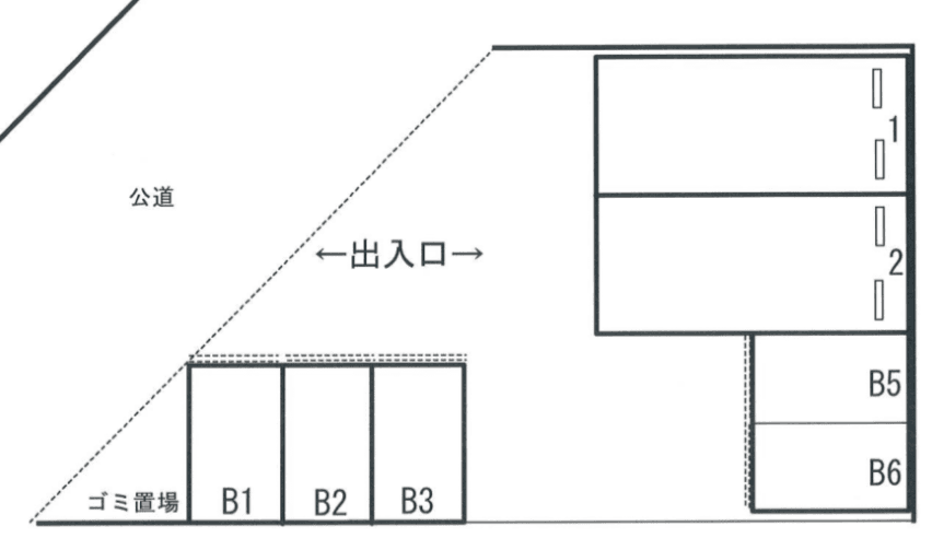 BFGパーキングの駐車配置図