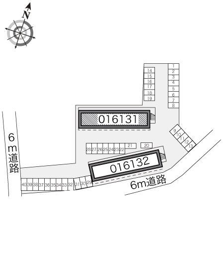 長根Ａ(16131)の駐車配置図