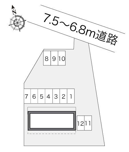 ｃｈｉｎａｍｉ(10575)の駐車配置図