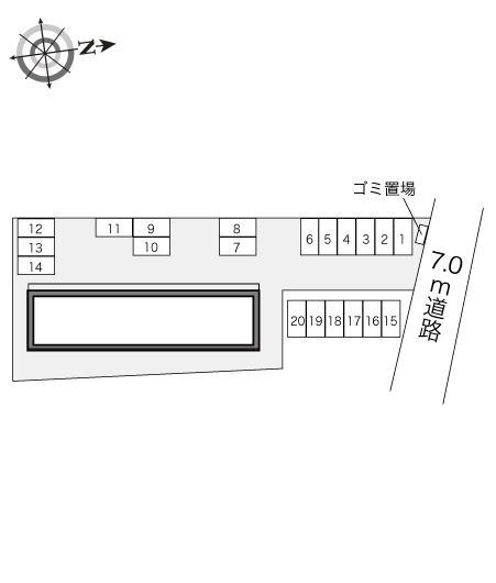 ＡＺＵＲＥ(22168)の駐車配置図