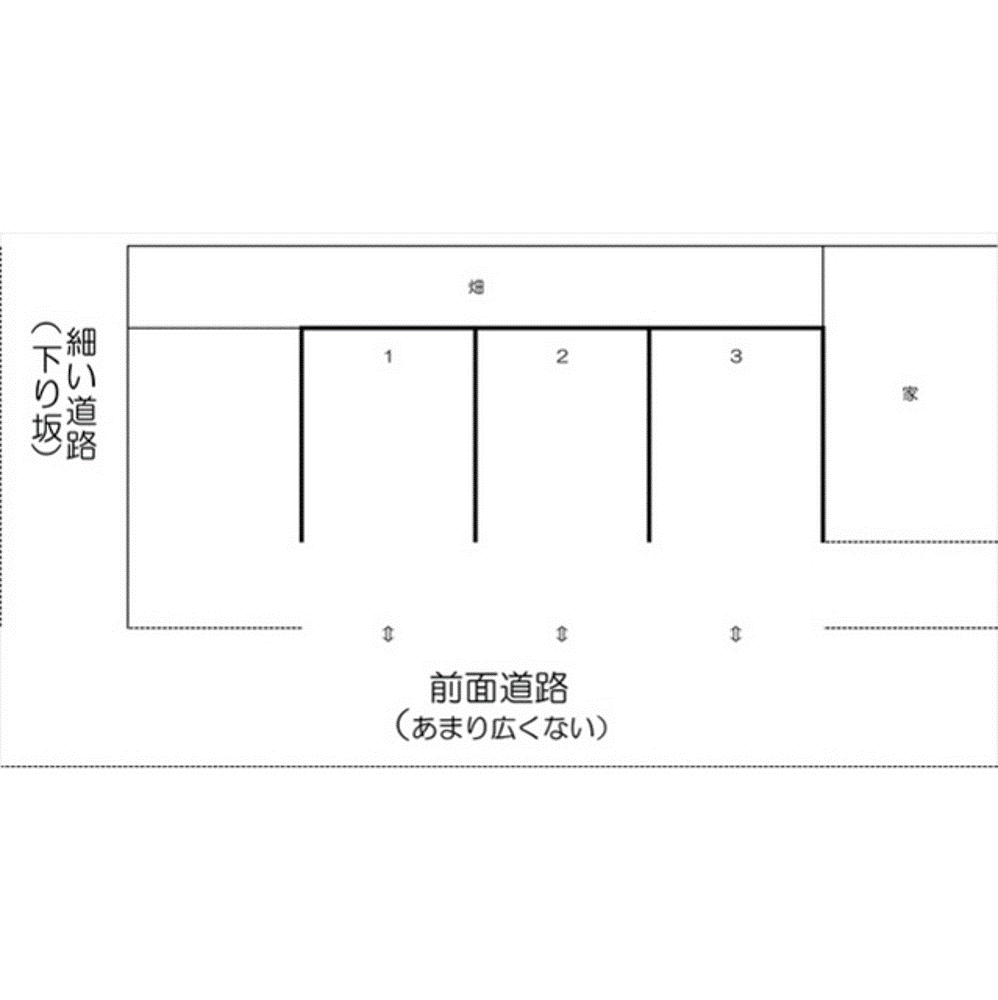 石引J駐車場の駐車配置図
