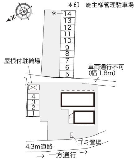 チャスティティ(30422)の駐車配置図