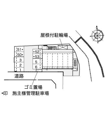 田井町(42992)の駐車配置図