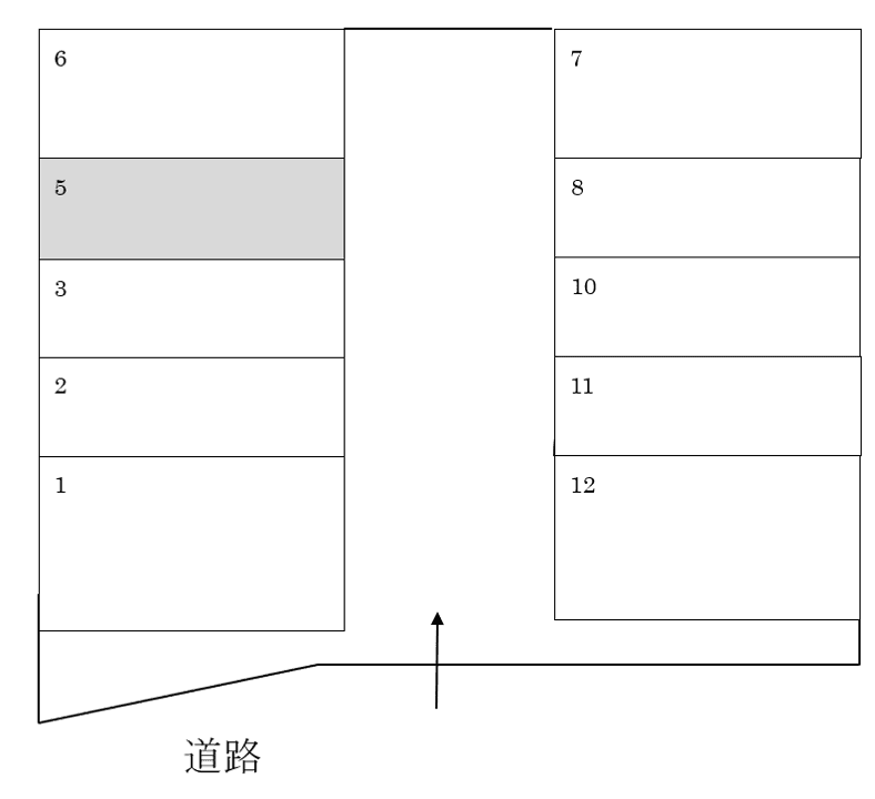 336駐車場の駐車配置図