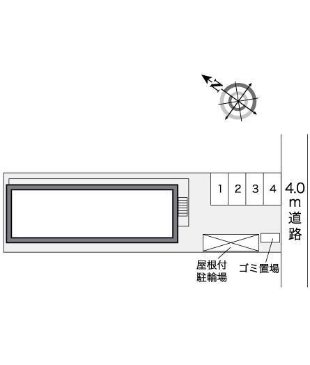 柳(25098)の駐車配置図