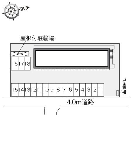 イナミタウン(28679)の駐車配置図