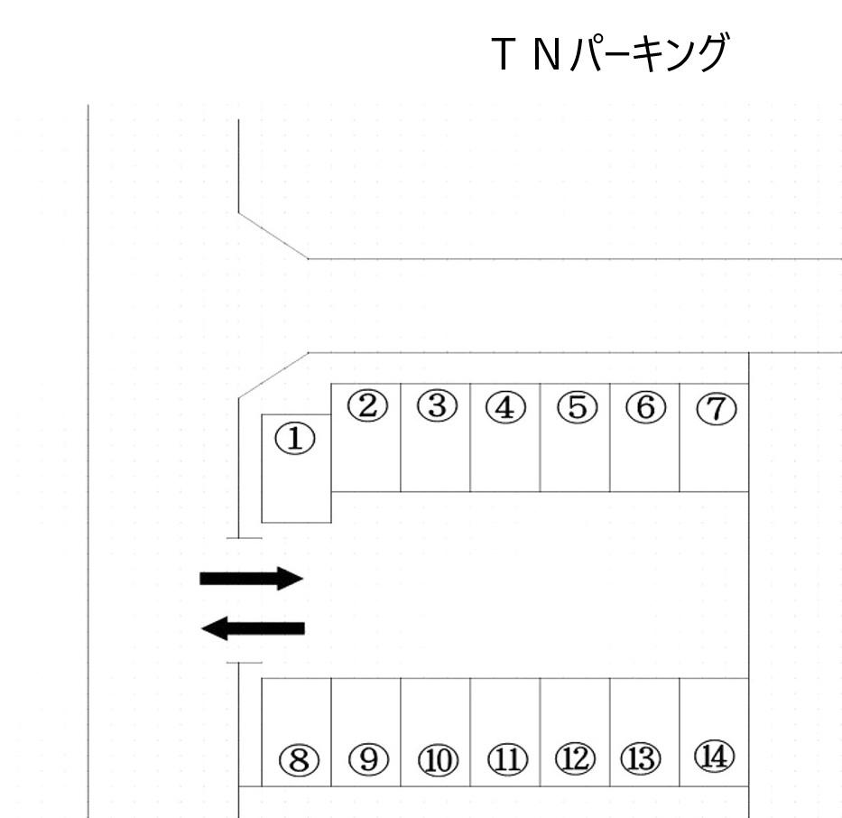 ＴＮパーキングの駐車配置図