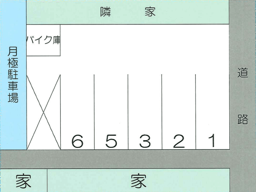 ＳＹパーキングの駐車配置図