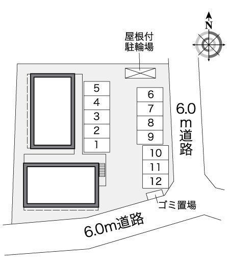 アクアⅡ(26772)の駐車配置図