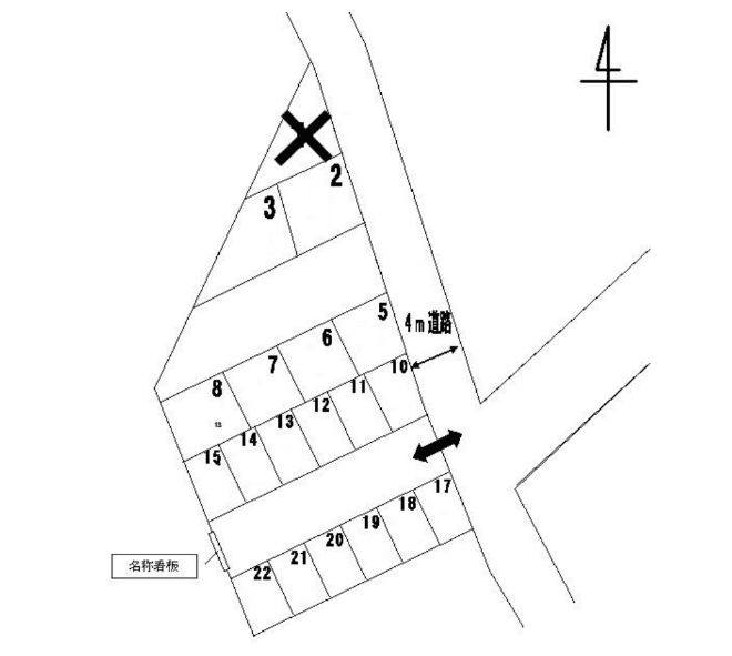 パーキング山王の駐車配置図
