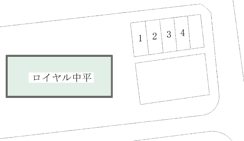 中丸駐車場の駐車配置図
