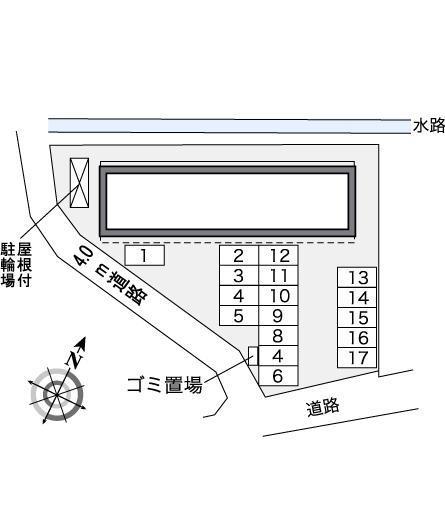 メスタージャ(30121)の駐車配置図