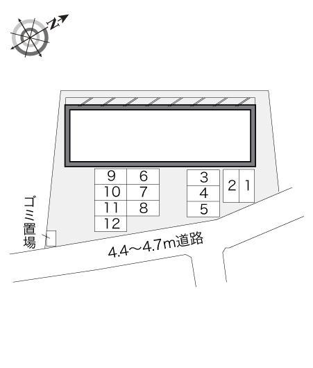 ＫＡＴＡＨＡＲＡ(21106)の駐車配置図