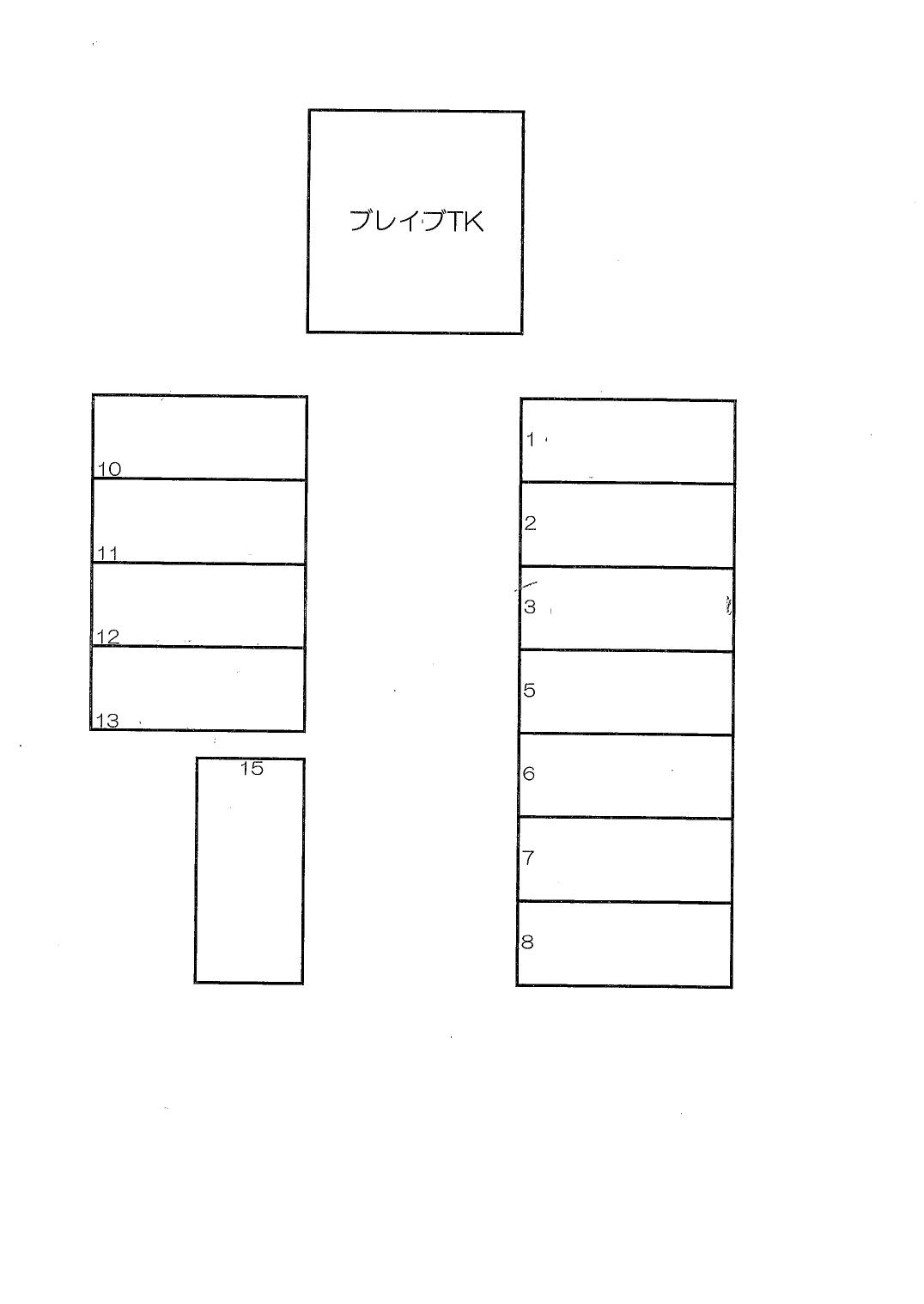 ブレイブTKの駐車配置図