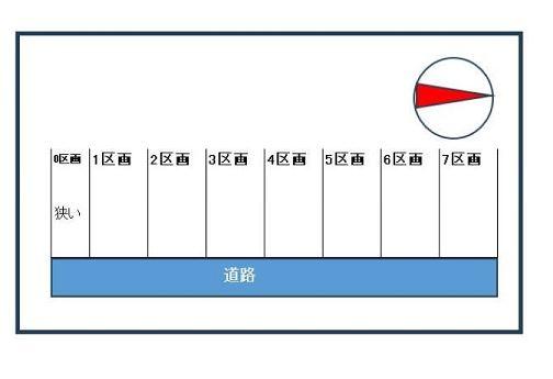 小舞木町483田沼様駐車場の駐車配置図