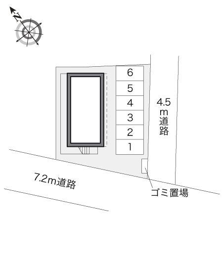ルミエールはらだ(17277)の駐車配置図