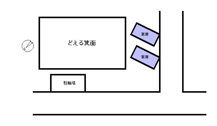 ドエルみのおの駐車配置図