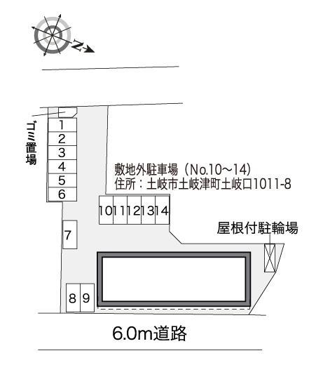 ＹＲＯＰ(32090)　敷地外駐車場の駐車配置図