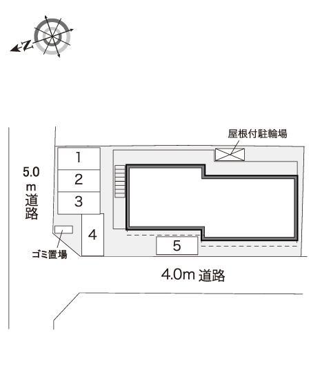 キャピタルⅠ(30390)の駐車配置図