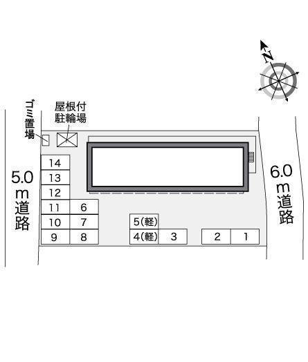 ラ　ボヌール(27287)の駐車配置図