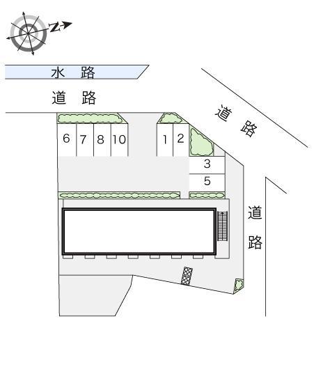 フェリシダード(13863)の駐車配置図