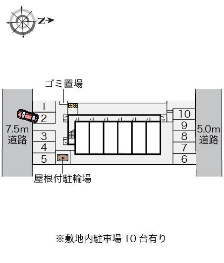 エスポワールハイム(44515)の駐車配置図
