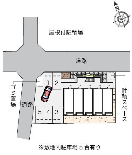 宇宿(54158)の駐車配置図