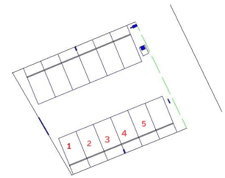 さいたま常盤第１の駐車配置図