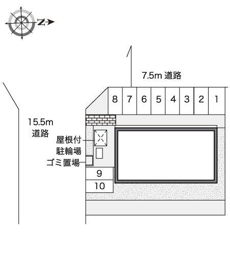 メゾンパルシェ(44249)の駐車配置図