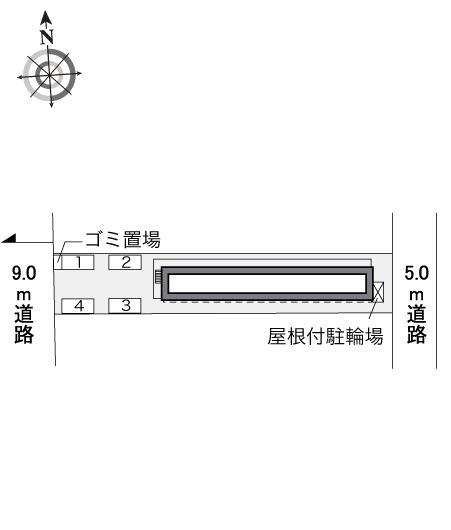ラーナ(34678)の駐車配置図