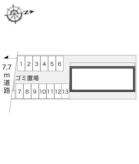 イズミハイム(21995)の駐車配置図