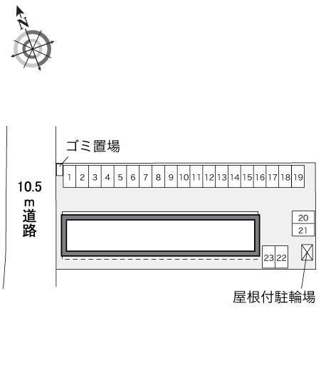 ファースト　ルーブ(31663)の駐車配置図