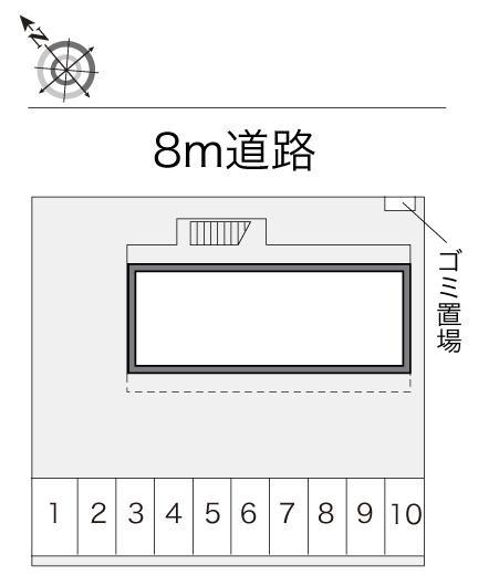 アネックス２大橋(16114)の駐車配置図