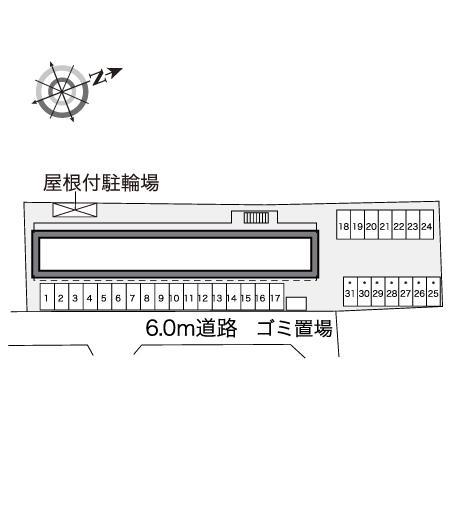 北丘(40587)の駐車配置図