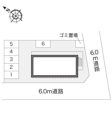 メルベーユ(18079)の駐車配置図