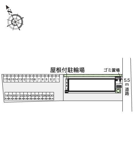 アイリス今本町通(45613)の駐車配置図