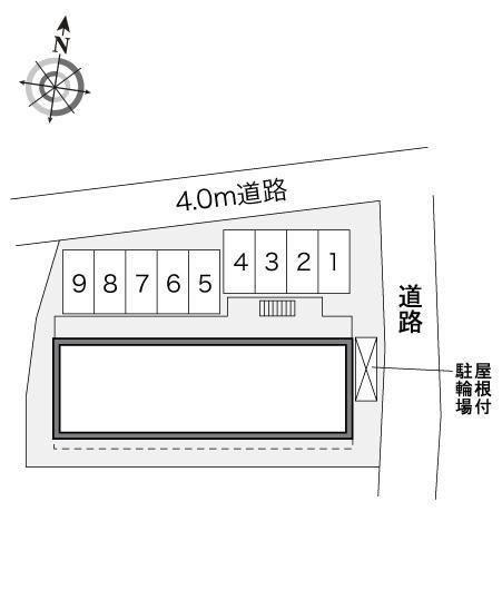 グリーンハイツ下白水(29730)の駐車配置図