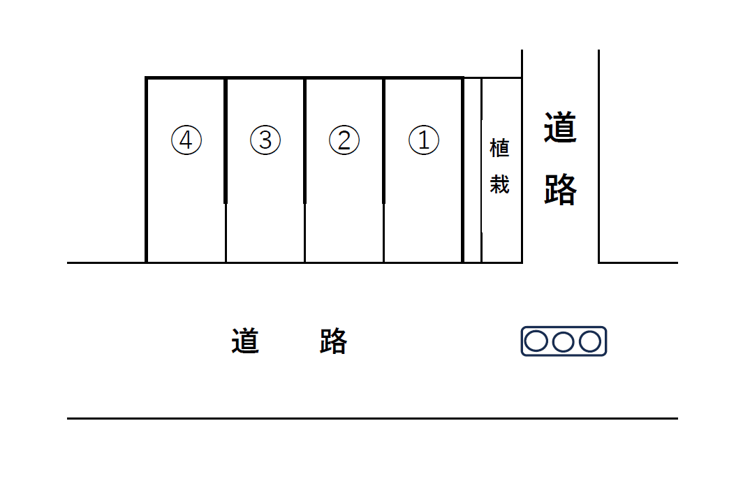 ＲＦパーキングの駐車配置図