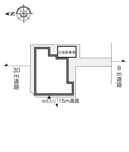 Ｆｌａｔ新栄(24625)の駐車配置図