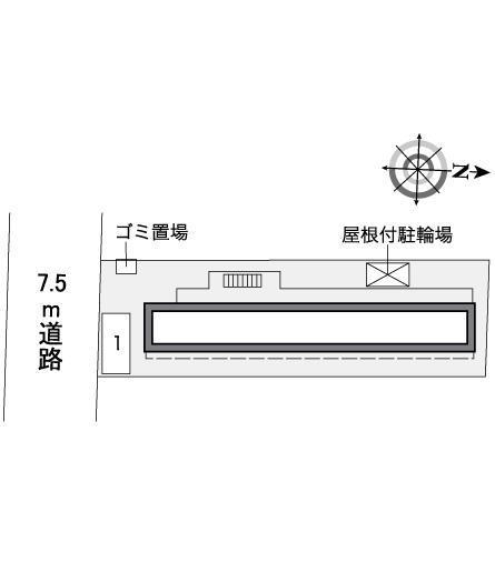 ひだまり(36296)の駐車配置図