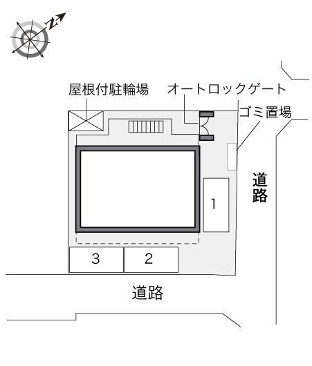 椎の実４(33768)の駐車配置図