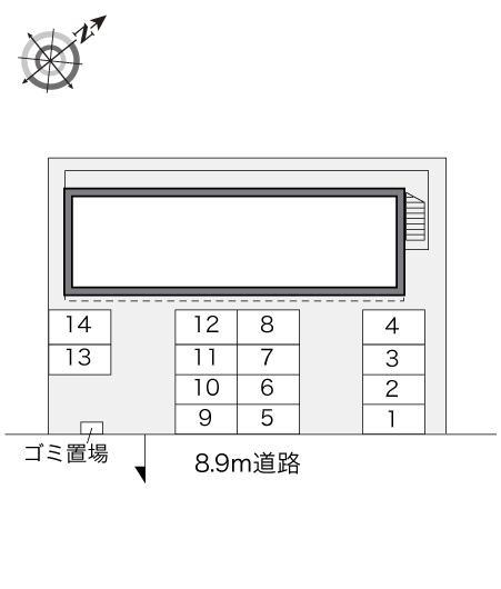 ポール・ニザン(21259)の駐車配置図