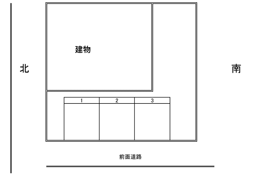 住吉４丁目パーキングの駐車配置図