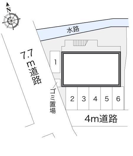 大島(14387)の駐車配置図