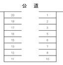 大当郎二丁目中村駐車場の駐車場