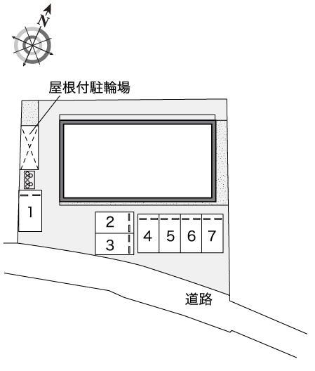 倉敷北(51675)の駐車配置図