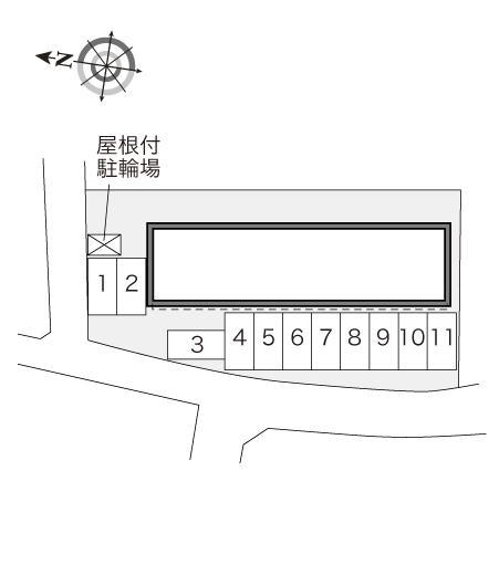 シェール　パラン(28374)の駐車配置図