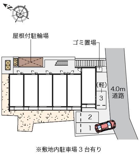 クレイノルーチェ幕張(58011)の駐車配置図