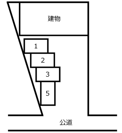 ヴィルドミール第1駐車場の駐車配置図