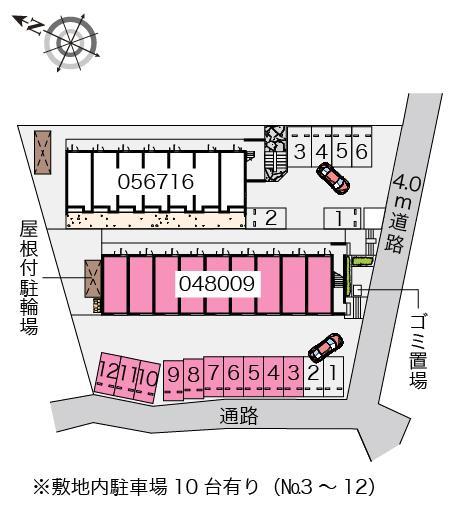 レイフェアリー(48009)の駐車配置図